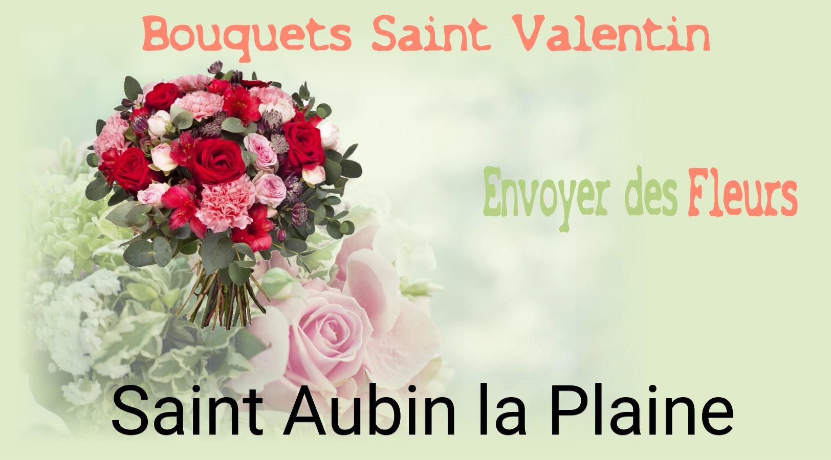 Roses de Saint-Valentin livrées à Saint-Aubin-la-Plaine